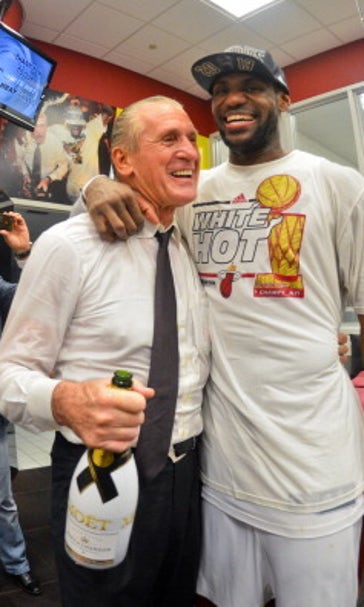 Pat Riley 'at peace' with LeBron James leaving the Heat